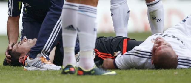 Pepe fue dado de alta, luego de sufrir una fractura en la cabeza al chocar con Casillas |
