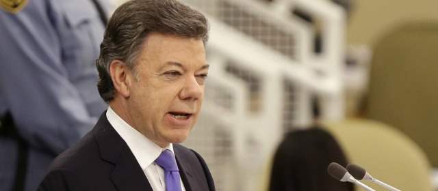 Santos defiende autonomía del país para buscar la paz | El presidente Santos también insistió en dar el debate sobre las drogas ante la ONU. FOTO AP