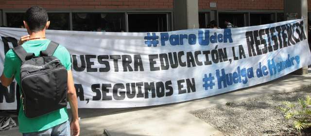 Continúa el paro de estudiantes de la Universidad de Antioquia | Foto archivo
