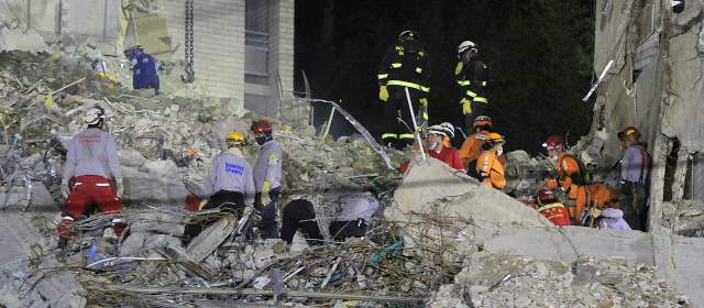 Tras el colapso de una torre del edificio Space en Medellín se espera la forma en que la constructora Lérida CDO responderá a los afectados. FOTO RÓBINSON SÁENZ.
