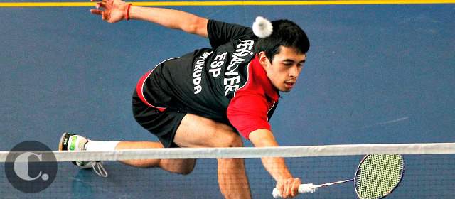 Peñalver enaltece el bádminton español | Enrique Peñalver es figura del Internacional. FOTO jaime pérez