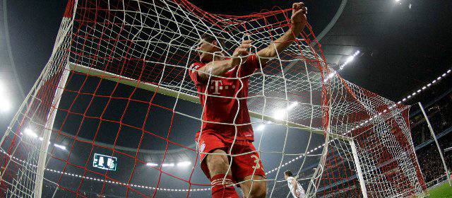 Bayern avanzó y el Inter se despidió de la Champions | Mario Gómez celebra uno de los tantos. FOTO REUTERS