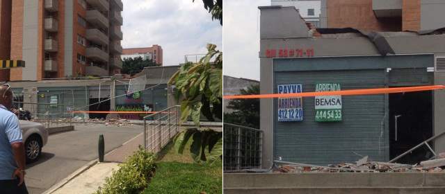 Ca&iacute;da del techo de un mall en el edificio Colors caus&oacute; p&aacute;nico | Foto: David Atehortua þ@davidateho