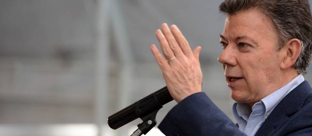 ¿El debate se salió de la mesa? | En dos oportunidades se refirió el presidente Santos a las declaraciones de las Farc en Oslo. FOTO COLPRENSA