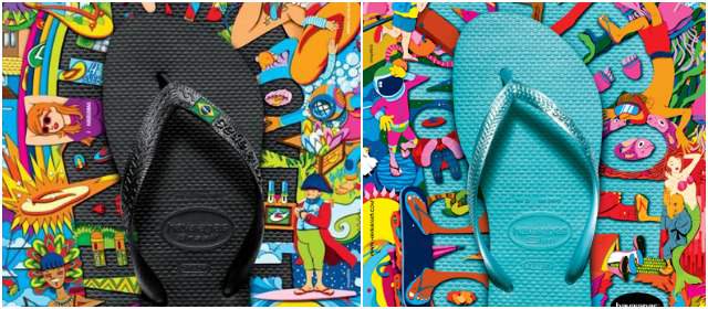 Las famosas Havaianas de Brasil ya son símbolo de estatus