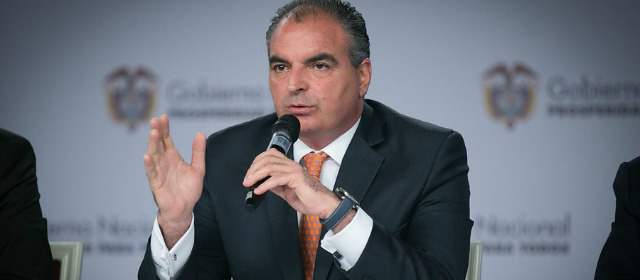 El ministro del interior Aurelio Iragorri. FOTO COLPRENSA