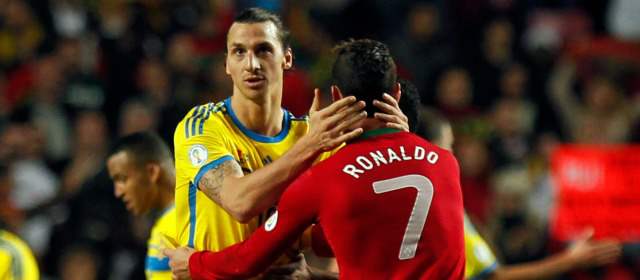 Europa y África definen cupos para el Mundial | Uno saldrá: Cristiano Ronaldo o Zlantan Ibrahimovic. FOTO ap