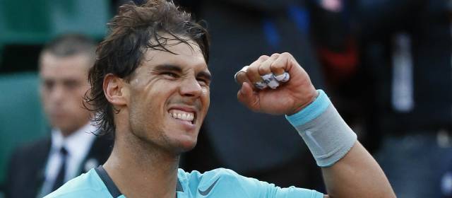 Nadal llegó hasta el penúltimo escalón del torneo que aspira a ganar por novena vez. FOTO AFP