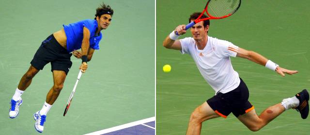 Federer y Murray tendrán desquite en el Masters de Shangai | Será la tercera final este año entre el actual número 1 y el 3 del mundo. La primera en Wimbledon con ventaja para el suizo y la segunda en los Olímpicos de Londres para el escocés. FOTOS REUTERS