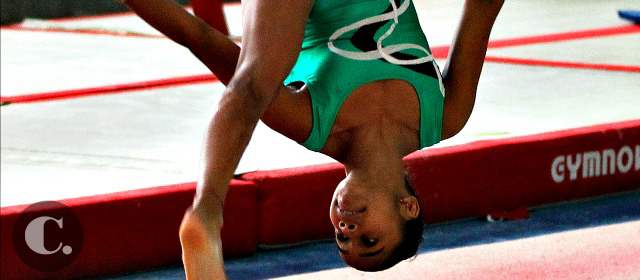 Juliana lucha por su cupo en la Olimpiada | Juliana Villa, ayer durante los entrenamientos antes del viaje de la delegación de 20 deportistas, que será hoy. FOTO JAIME PÉREZ
