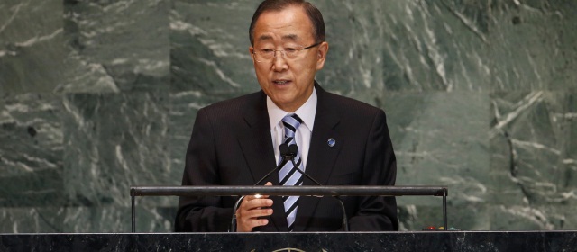 Ban Ki-moon, secretario General de la ONU. FOTO ARCHIVO.