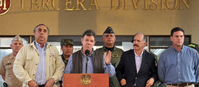 Presidente Santos reitera que está dispuesto al diálogo con líderes indígenas en Cauca | El presidente Juan Manuel Santos reiteró que la violencia no es el camino para buscar salidas a las crisis. Foto Cortesía Presidencia.
