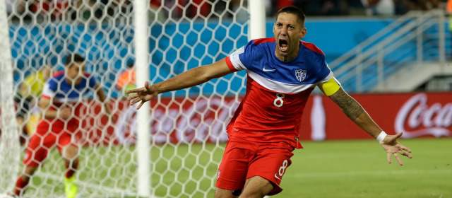 Estados Unidos por fin se sacudió ante Ghana | Clint Dempsey anotó uno de los goles más rápidos en la historia de mundiales: 32 segundos. FOTO ap