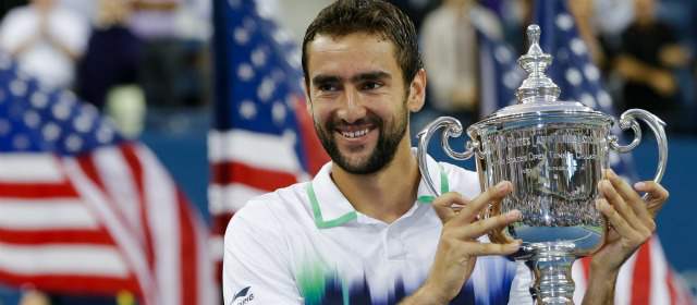 Marin Cilic se consagró en el US Open de Nueva York | Cilic celebró este año también en Delray Beach y Zagreb. FOTO AP