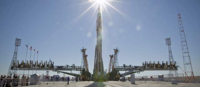 Nave rusa Soyuz, lista para su lanzamiento hacia la Estación Espacial |