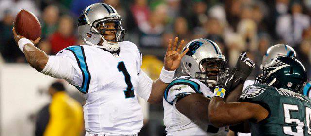 Newton fue la figura de los Panthers y verdugo de los Eagles | FOTO REUTERS