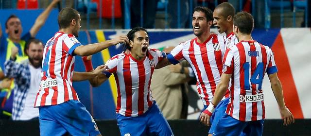 Falcao anota y el Atlético comparte el liderato con el Barcelona | FOTO REUTERS