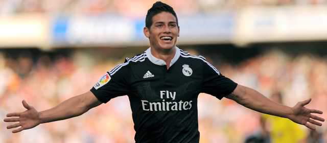 En el Real están descrestados con el doblete del 10 | James Rodríguez fue la figura en el duelo entre Granada y Real Madrid, en el que también estuvieron presentes los colombianos John Córdoba y Jeison Murillo. FOTOS AFP