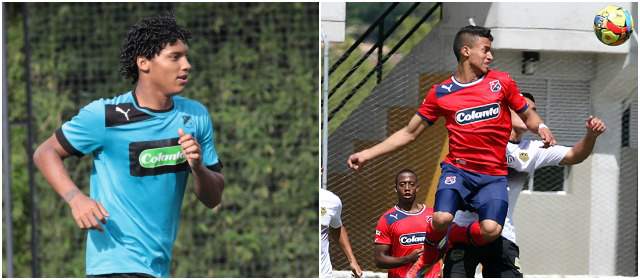 Juveniles, listos para cambiar rumbo del Medellín | En la imagen Juan Carlos Pereira y Leonel García