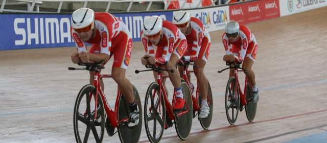 Dinamarca voló con récord para la pista | Dinamarca hizo récord para la pista de Cali y anoche luchaba por el oro. FOTO DIEGO SINISTERRA