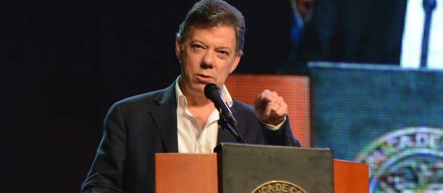 Presidente Santos confirmó reunión con Ortega en México | El presidente Juan Manuel Santos asiste a Lima (Perú), a la VI Cumbre de la Unión de Naciones Suramericanas, Unasur. Foto: Archivo/ Colprensa