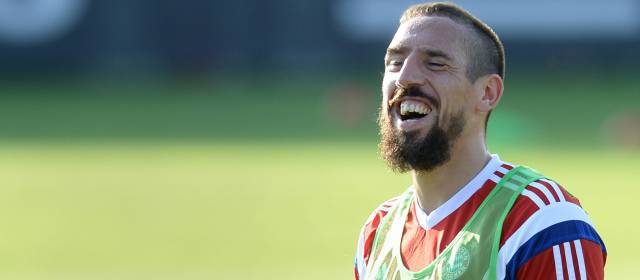 Ribery marcó el segundo gol de su equipo en la última fecha ante el Stuttgart. FOTO AFP