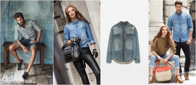 Rejuvenece la camisa de denim | Opciones masculinas que también se trasladan al universo femenino FOTOS VÉLEZ-ZARA