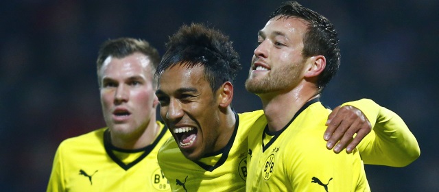 Julian Schieber marcó uno de los goles del triunfo del Dortmund. FOTO REUTERS