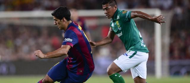 Luis Suárez debutó en el Barcelona con goleda 6-0 sobre León de México | FOTO AFP
