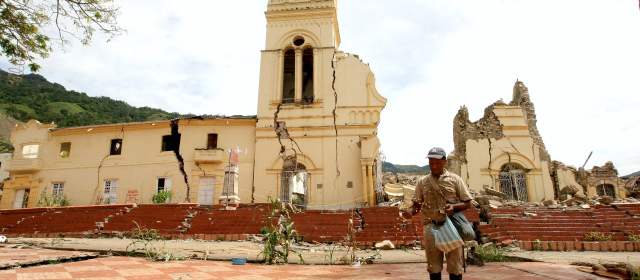 1.350 casas le darían vida a Gramalote | En diciembre se cumplen dos años de la destrucción. FOTO ARCHIVO JUAN ANTONIO SÁNCHEZ