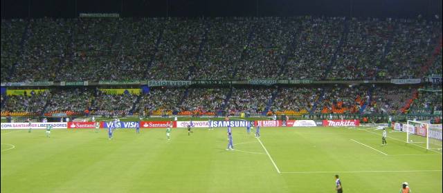 Sufrido empate de Nacional con Godoy 2-2 en el Atanasio | El equipo verde tuvo muy buen acompañamiento de la hinchada. FOTO JOSÉ FERNANDO SERNA OSORIO.