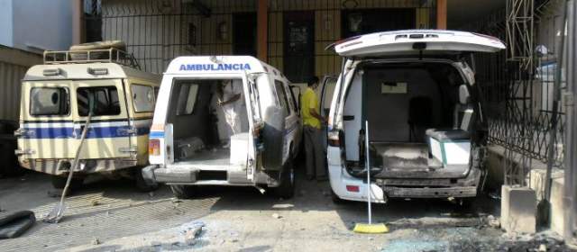 Atacan hospital en Bolívar tras muerte de un bebé |