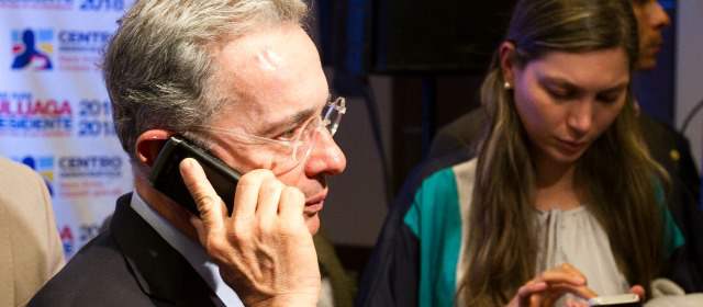 Uribe logró consolidar una oposición contundente | El senador electo Uribe tendrá la misión de liderar una bancada que se muestra como opositora al Gobierno Santos. FOTO E. VANEGAS