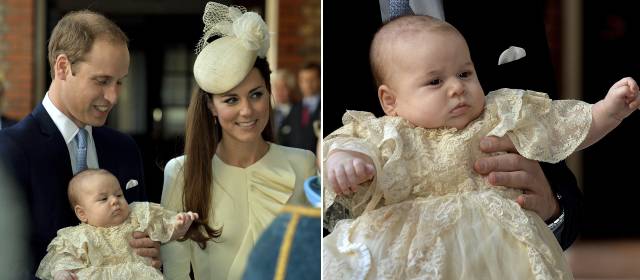 William y Cate bautizaron a su hijo George |