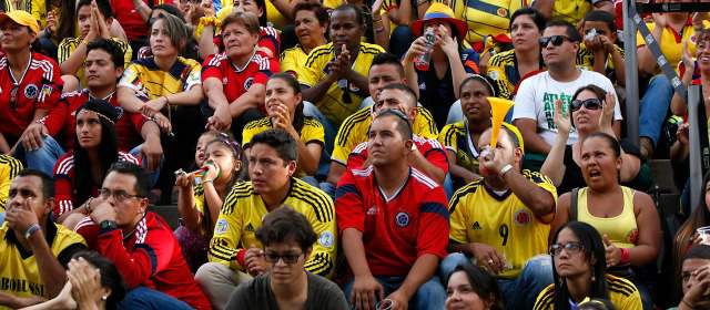 Buen comportamiento en Medellín después del partido de Colombia | FOTO JULIO CESAR HERRERA