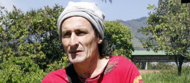 Juan Perro, el héroe del cable de Jericó | Juan Fernando Ospina, de la noche a la mañana, se convirtió en un héroe. FOTO MANUELA PALACIO HERNÁNDEZ