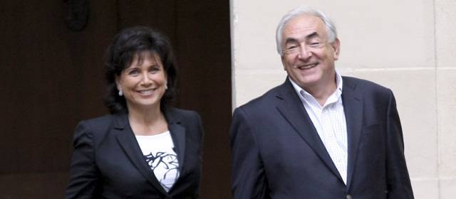 El matrimonio entre Strauss-Kahn y Anne Sinclair habría terminado | Foto: AP
