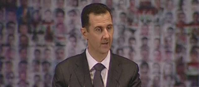 Presidente sirio reitera que mantendrá ofensiva contra los enemigos | Bachar Al Asad rechazó el apoyo dado por algunos países a los que él considera sus enemigos, los rebeldes. Foto Reuters.