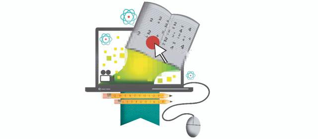 Un aula con varios métodos de aprendizaje