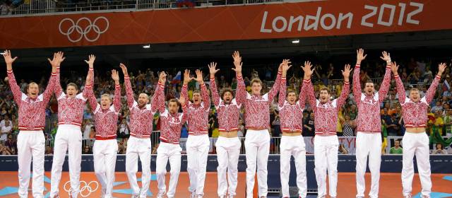 Rusia venció a Brasil en la final de voleibol masculino | Foto: AP