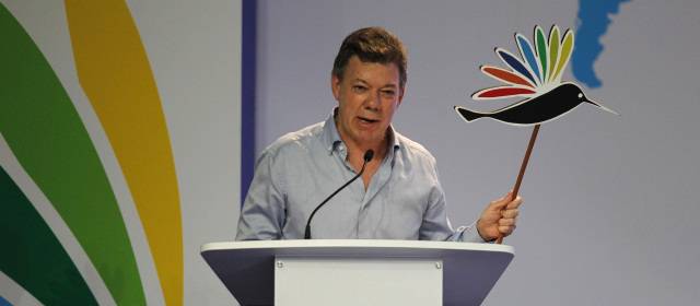 Discurso de Juan Manuel Santos en la Cumbre de las Américas | Foto AP