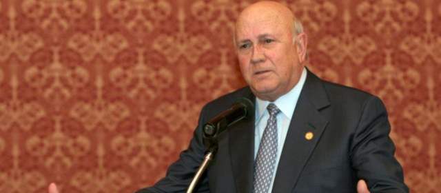 Nobel de paz, Frederick De Klerk, visitará este lunes a Colombia |