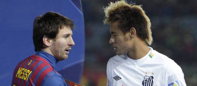 "Será un honor enorme jugar con Messi, Xavi e Iniesta": Neymar |