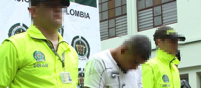 Capturado "Visaje", presunto jefe de sicarios de alias "Sebastián" | Cortesía Policía | Alias "Visaje" fue capturado en el barrio El Limonar del corregimiento San Antonio de Prado de Medellín.
