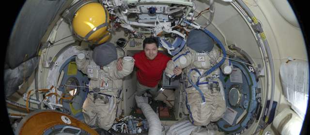 Nave Soyuz se acopla con éxito a la Estación Espacial Internacional | Nave Soyuz. Foto Reuters.