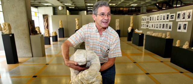 Miguel Ángel: 40 años en diálogo con la piedra | La Lavandera, única pieza en mármol que el artista intervino por dentro. FOTO JUAN ANTONIO SÁNCHEZ