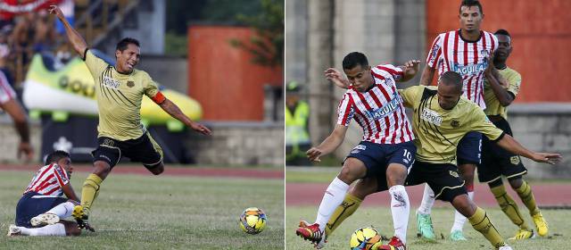 Itagüí cayó 0-1 frente a Junior y se quedó sin técnico | Foto: Jaime Pérez