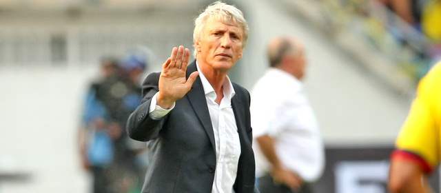 José Pékerman, técnico de la selección Colombia. FOTO JUAN ANTONIO SÁNCHEZ-ENVIADO ESPECIAL A BARRANQUILLA