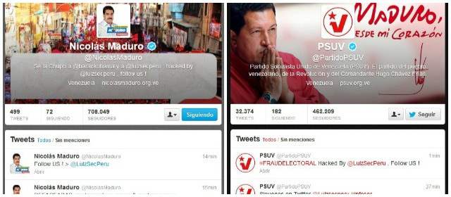 La cuenta de Nicolás Maduro en Twitter fue hackeada