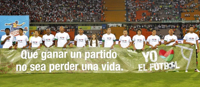 Autoridades definirán sanciones para los desadaptados del clásico | Jugadores de ambos equipos hicieron llamados a la paz y a la tolerancia. FOTO JUAN A. SÁNCHEZ
